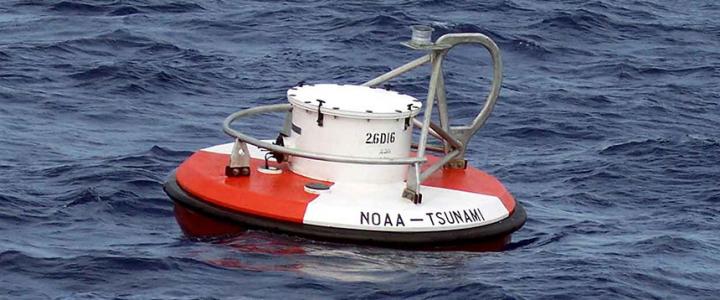 DART buoy in ocean